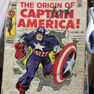 1968 marvel comics captain america 109 silver age